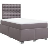  s oprugama i madracem sivi 120x200 cm od umjetne kože | shoptok.hr