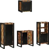 vidaXL Komplet pohištva za kopalnico 4 pcs Trden recikliran les | Shoptok.si