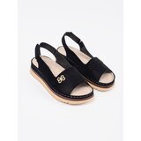 GOODIN Openwork soft sandals black | shoptok.hr