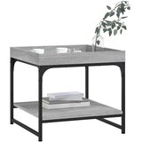  Stolić za kavu boja hrasta 49,5x49,5x45 cm konstruirano drvo | shoptok.hr