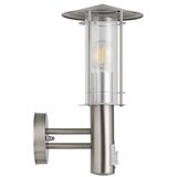Eglo lisio spoljna zidna lampa/1, e27, senzor, inox/staklo | Eponuda.com