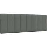  Postelja z vzmetnico temno siva 120x200 cm blago | Shoptok.si