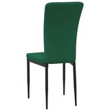  Jedilni stoli 4 kosi temno zelen žamet, (20699548) | Shoptok.si