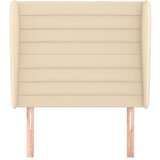  Uzglavlje s ušima krem 83 x 23 x 118/128 cm od tkanine | shoptok.hr