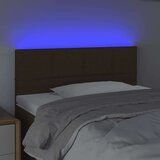  Posteljno vzglavje temno rjavo 90x5x78/88 cm blago, (20735044) | Shoptok.si