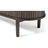 Unique Furniture Smeđa komoda u dekoru hrasta s kliznim vratima 140x76x45 cm Meta – | shoptok.hr