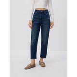 Reserved Mom fit traperice - mornarsko plava | shoptok.hr