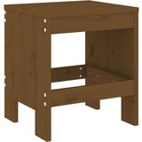 vidaXL Vrtni stolček 2 kosa medeno rjava 40x36x45 cm trdna borovina | Shoptok.si