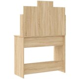  Toaletni stolić s LED svjetlima boja hrasta sonome 96x40x142 cm | shoptok.hr