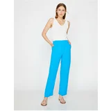 Koton Pants - Blue - Carrot pants