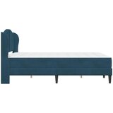  Krevetna konstrukcija 2 pcs Plava 120 x 190 cm Baršun | Shoptok.si
