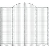  Lučne gabionske košare 3 kom 200x30x160/180cm pocinčano željezo | shoptok.hr