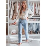 DStreet Sweter damskie krótki one size z kokardką LAMURE ecru | shoptok.hr