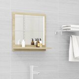 vidaXL Kopalniško ogledalo sonoma hrast 40x10,5x37 cm iverna plošča Cene
