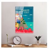 WALLXPERT dekorativna slika od kaljenog stakla amalfi coast (uv 1025) 30 x 45cm Cene