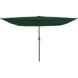  Vrtni suncobran Zelena 295 x 295 x 245 cm Poliester i čelik | Eponuda.com
