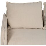 Ixia Kremno bela lanena sedežna garnitura 160 cm – | Shoptok.si