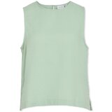 Vila Topi & Bluze Top Lania Short - Silt Green Zelena | Shoptok.si