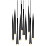 Trio Select Črna LED viseča svetilka ø 30 cm Cala – | Shoptok.si