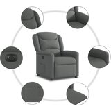  Električni naslonjač od tkanine tamnosivi | shoptok.hr