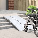  Ramp za invalidska kolica Srebrno 152 x 73 x 11 cm Aluminij | shoptok.hr