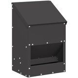 Hranilica za piliće Crna 21 x 16 x 33 cm Hladno valjani čelik | Eponuda.com
