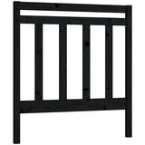  Posteljno vzglavje črno 95x4x100 cm trdna borovina, (20725125) | Shoptok.si