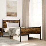 Metalni okvir kreveta s uzglavljem i podnožjem 100 x 200 cm | shoptok.hr