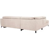 MID.YOU KOTNA SEDEŽNA GARNITURA, velur krem barve | Shoptok.si