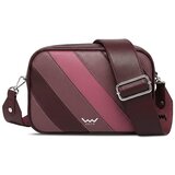 Vuch Crossbody torba Massimo Striped Dark Wine, 16 x 23 cm | shoptok.hr