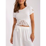 Och Bella Trousers-TW-SP-BI-2086.24P-ecru | Shoptok.si
