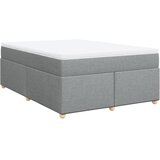  Krevet box spring s madracem svjetlosiva 160x200 cm tkanina | shoptok.hr