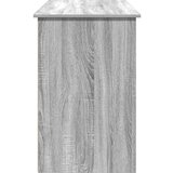 vidaXL Pisalna miza siva sonoma 102x50x75 cm inženirski les | Shoptok.si