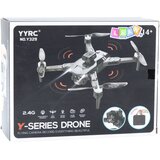  Dron na daljinsko upravljanje Y329, HD kamera, WIFI, LED luči, aplikacija - karbon/črna | Shoptok.si