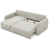 Makamii Krem sklopiva/s prostorom za odlaganje kutna garnitura od šenila (s lijevim kutom/s ležaljkom) Lilo – | shoptok.hr