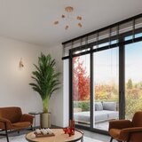Nice Lamps Stropna svetilka v naravni barvi 15x61 cm Tumber – | Shoptok.si