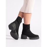 GOODIN Women's black platform ankle boots Cijene