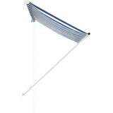 Tenda na uvlačenje 150 x 150 cm plavo-bijela | shoptok.hr