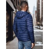 DStreet Kurtka męska przejściowa pikowana ciemnoniebieska | Shoptok.si