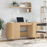 vidaXL Radni stol boja hrasta sonome 140x50x75 cm konstruirano drvo | shoptok.hr