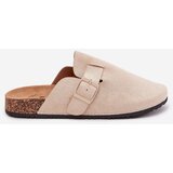 Boto Women's Slippers and On Cork Platform With Buckle Light Beige Klarae | ePonuda.com