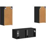  Set TV komoda Zidne 2 pcs Crna Konstruirano drvo | shoptok.hr