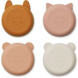 Liewood set štirih skledic iz silikona iggy pale tuscany multi mix | Shoptok.si
