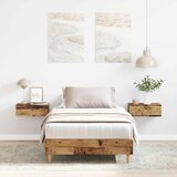 Maison Chic Posteljni okvir - Enojna postelja - Postelja za odrasle brez vzmetnice Stari les 90x190 cm-J7461, (21764312) | Shoptok.si