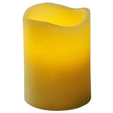 Flower Power LED sveča PICCOLO (Višina: 10 cm, Premer: 7,5 cm, Pravi vosek) | Shoptok.si