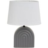 Casa Selección Bijela/siva stolna lampa keramička s tekstilnim sjenilom (visina 31 cm) – | shoptok.hr