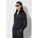 Fred Perry Flis Fp Half Zip Sweatshirt Modra | Shoptok.si