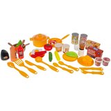  Dječja kuhinja za igru Kitchenette sa zvučnim svjetlosnim i vodenim efektima - 50 elemenata - roza | shoptok.hr