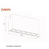 Dawn led svetiljka MGL05 13W 3000K 40° bela | Eponuda.com