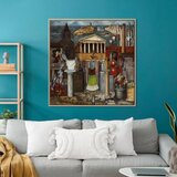  Slika - Frida Kahlo – My Dress Hangs There 60x60 U prirodnom drvenom okviru | shoptok.hr